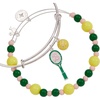 Alex and Ani Barbie™ Tennis Bangle Set of 2, Brass Shiny Silver