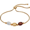 Alex and Ani Birthstones Expandable Bangle for Women, January Birthday Crystal Charms, Shiny Finish, 2 to 3.5 in
