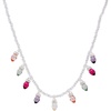 Alex and Ani Christmas Light Bulb Shaker Necklace(Silver)