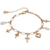 Alex and Ani Coquette Christian Bracelet(Linear Multi Charm)