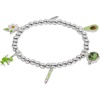 Alex and Ani Crayola Fan Favorites Forest Green Stretch Bracelet(Shiny Silver)