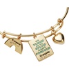 Alex and Ani Crayola Teacher Appreciation Multi Charm Bangle, Brass Shiny Gold