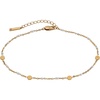 Alex and Ani Enameled Chain Coin Station Anklet(White)