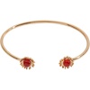 Alex and Ani Farmer’s Market Sunflower Flex Cuff, Brass Shiny Gold
