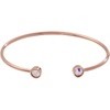 Alex and Ani Flex Cuff Bracelet, Crystal(Shiny Rose Gold)