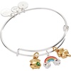 Alex and Ani Four Leaf Clover Lucky Bracelets(End of the Rainbow Multi-Charm Bangle)