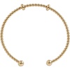 Alex and Ani French Rope Charm Bracelet Cuff(Stainless Gold)