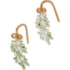 Alex and Ani Holiday Earrings for Women – Nickel-Free, Christmas Jewelry(Mistletoe (Shiny Gold))