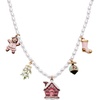 Alex and Ani Holiday Necklaces for Women – Christmas Jewelry(Pink Christmas (Shiny Gold))