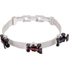 Moveable Racecar Mesh Bracelet