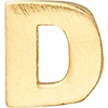 Alex and Ani Initial D Slider Charm, Create Your Own, Initial D Charm, 14kt Gold Plated, Gold, Charm Size 0.25 inch Width by 0.29 inch Height