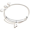 Alex and Ani Initial P III Bangle Bracelet(Shiny Silver)