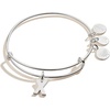 Alex and Ani Initial X III Bangle Bracelet(Shiny Silver)