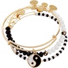Alex and Ani Mother of Pearl Yin Yang Bangles Set of 3