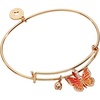 Alex and Ani NYBG Monarch Butterfly Bangle, Brass Shiny Gold