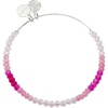 Alex and Ani Ombre Faceted Stone Beaded Charm Bangle(Pink)