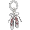 Alex and Ani Pickleball Duo Interchangeable Charm(Stainless Silver)