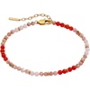 Alex and Ani Semi-Precious Beaded Anklet(Coral)