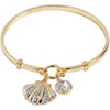 Alex and Ani Shell Motif Beaded Charm Bangle(Tension Bangle)