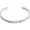 Alex and Ani Tea Party Tulip Cuff, Brass Shiny Silver