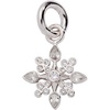 Snowflake Crystal Charm