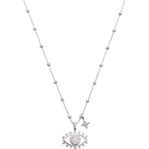 ALEX AND ANI Evil Eye Charm Necklace(Duo Charm Necklace)