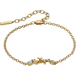 ALEX AND ANI Zodiac Bracelet – Two-Tone Stainless Steel with Clear Crystals, Nickel-Free, Zodiac Sign Bracelet for Women(Taurus)