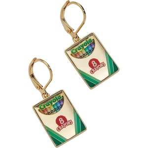Alex And Ani Crayola Teacher Appreciation Box Earrings, Brass Shiny Gold