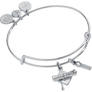 Alex and Ani 2025 Graduation Charm Bangle(Silver)