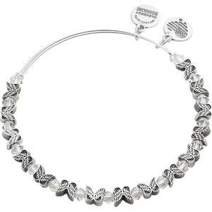 Alex and Ani Angel Wing Beaded Bangle(Silver)