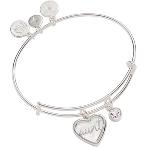 Alex and Ani Aunt ‘Trusting Guide’ Charm Bangle(Silver)