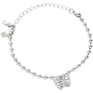 Alex and Ani Butterfly Ball Chain Bracelet(Stainless Steel Silver)