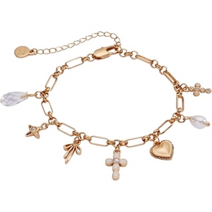 Alex and Ani Coquette Christian Bracelet(Linear Multi Charm)