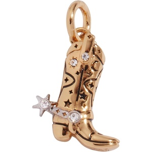 Alex and Ani Cowgirl Charms(Cowgirl Boot Charm (Two Tone))