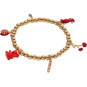 Alex and Ani Crayola Fan Favorites Scarlet Stretch Bracelet(Shiny Gold)