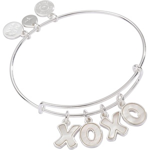Alex and Ani Crystal Mom Bangle(XOXO MOP Multicharm EWB)