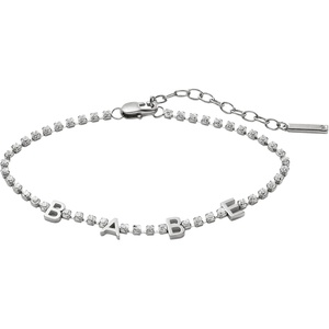 Alex and Ani Crystal Tennis Chain Bracelets(Babe (Stainless Silver))