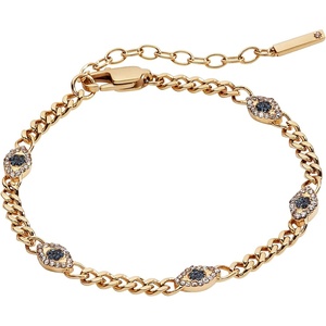 Alex and Ani Evil Eye Bracelets – Sapphire & Crystal Stones, Nickel-Free, Radiant Evil Eye Jewelry for Women(Curb Chain Inline Bracelet)