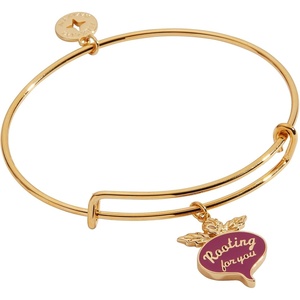 Alex and Ani Farmer’s Market Rooting For You Bangle, Brass Shiny Gold
