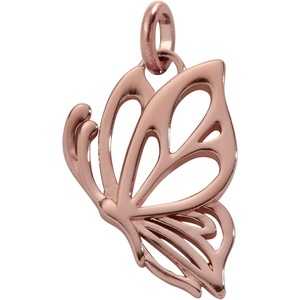 Alex and Ani Goliath Openwork Butterfly Charm, Rose Silver