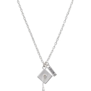 Alex and Ani Graduation 2026 Necklace(Shiny Silver)