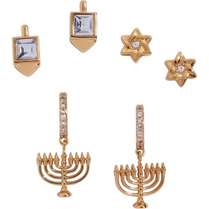 Alex and Ani Hannukah Jewelry(Hanukkah Stud Set)