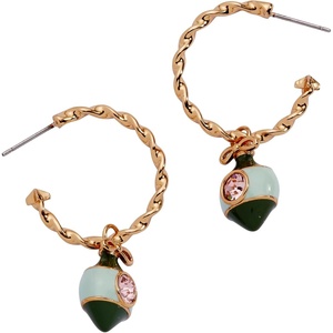 Alex and Ani Holiday Earrings for Women – Nickel-Free, Christmas Jewelry(Ornament (Shiny Gold))