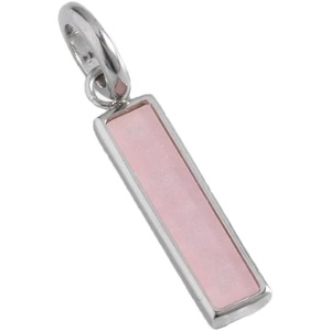 Alex and Ani Interchangeable Gemstone Bar Charm​, Guava Quartz