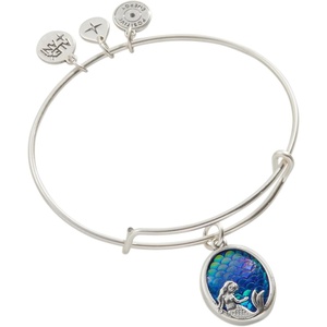 Alex and Ani Iridescent Mermaid Charm Bangle