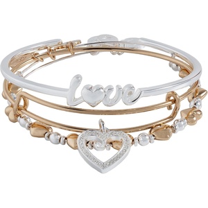 Alex and Ani Love Bracelets Set of 3