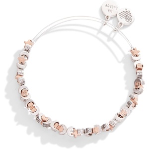 Alex and Ani Moon + Star Beaded Bangle