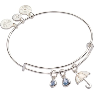 Alex and Ani Mother of Pearl Umbrella Bangle