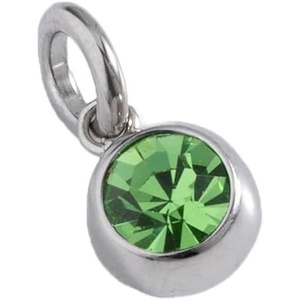 Alex and Ani October Birthstone Interchangeable Charm(Stainless Silver)