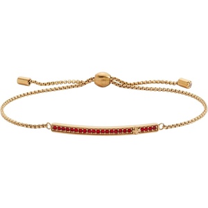 Alex and Ani Pave Bolo Birthstone Bracelet – Stainless Steel Gold/Silver, Perfect for Stacking, Adjustable Birthstone Bracelet for Women, Ideal Gift Jewelry(July)
